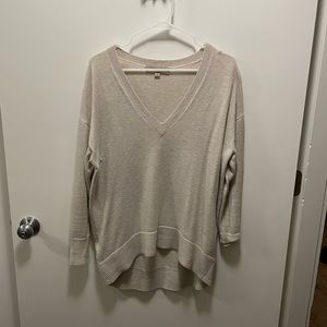 Oversized, v neck, sweater